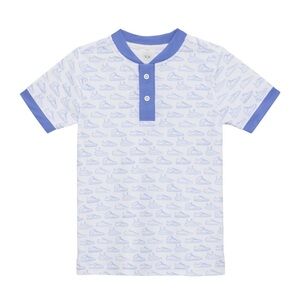 Boys Courtside Kids sneaker print blade shirt size 11/12